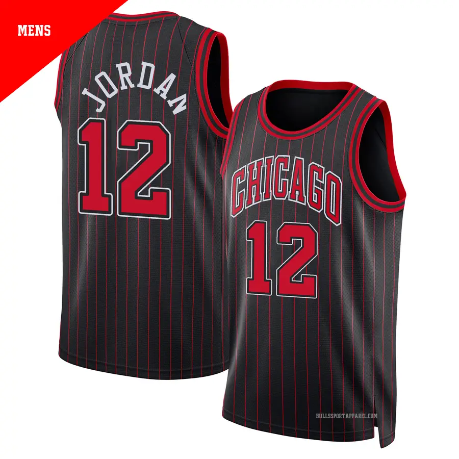 12 Men's Michael Jordan Chicago Bulls 2024/25 Swingman Black