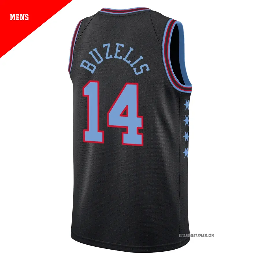 14 Men's Matas Buzelis Chicago Bulls 2025/26 Swingman Black City