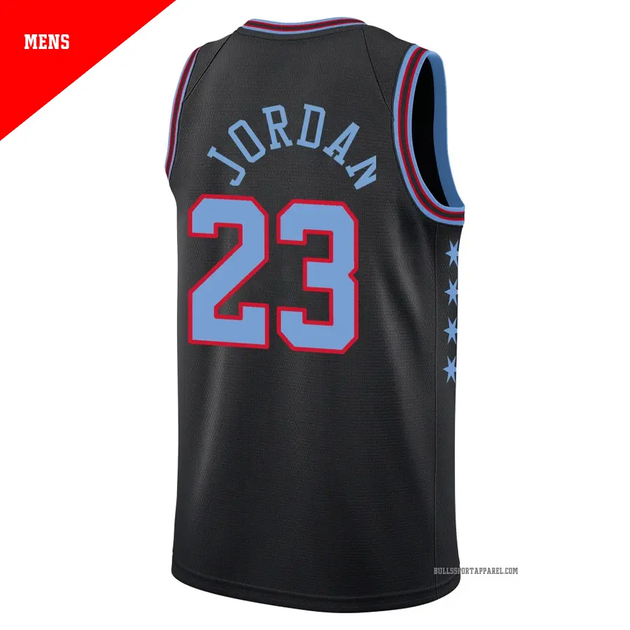 23 Men's Michael Jordan Chicago Bulls 2025/26 Swingman Black City