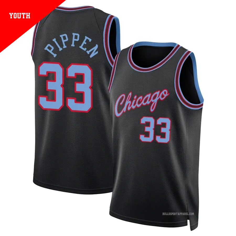 33 Women's Scottie Pippen Chicago Bulls 2018/19 Swingman Black