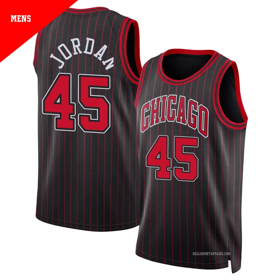 23 Men's Michael Jordan Chicago Bulls Red Swingman Jersey Icon Edition