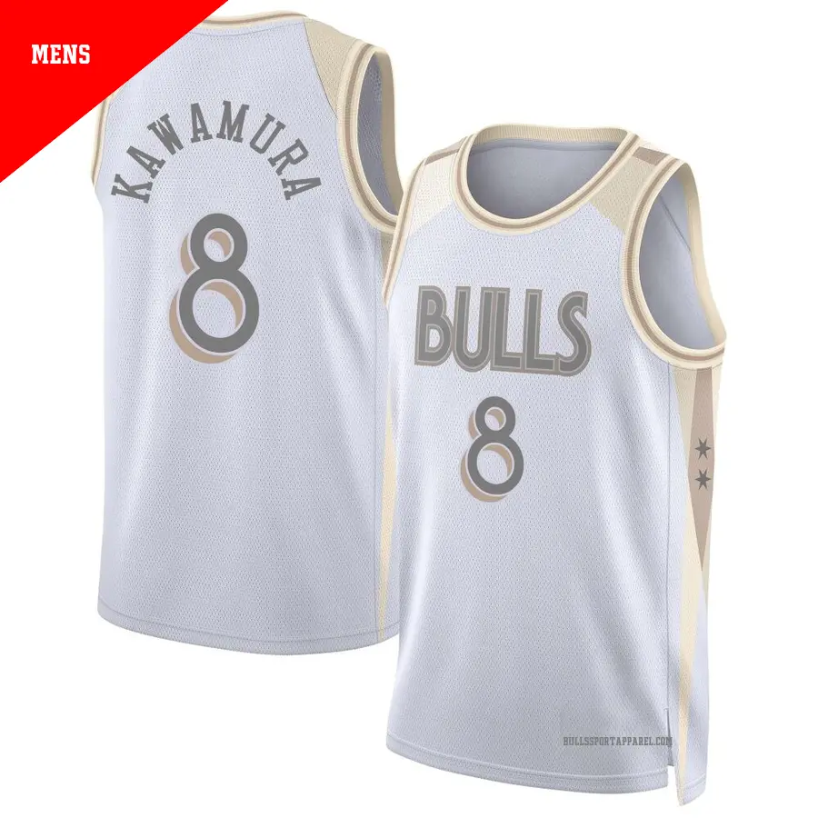 8 Men's Yuki Kawamura Chicago Bulls 2024/25 Swingman Black